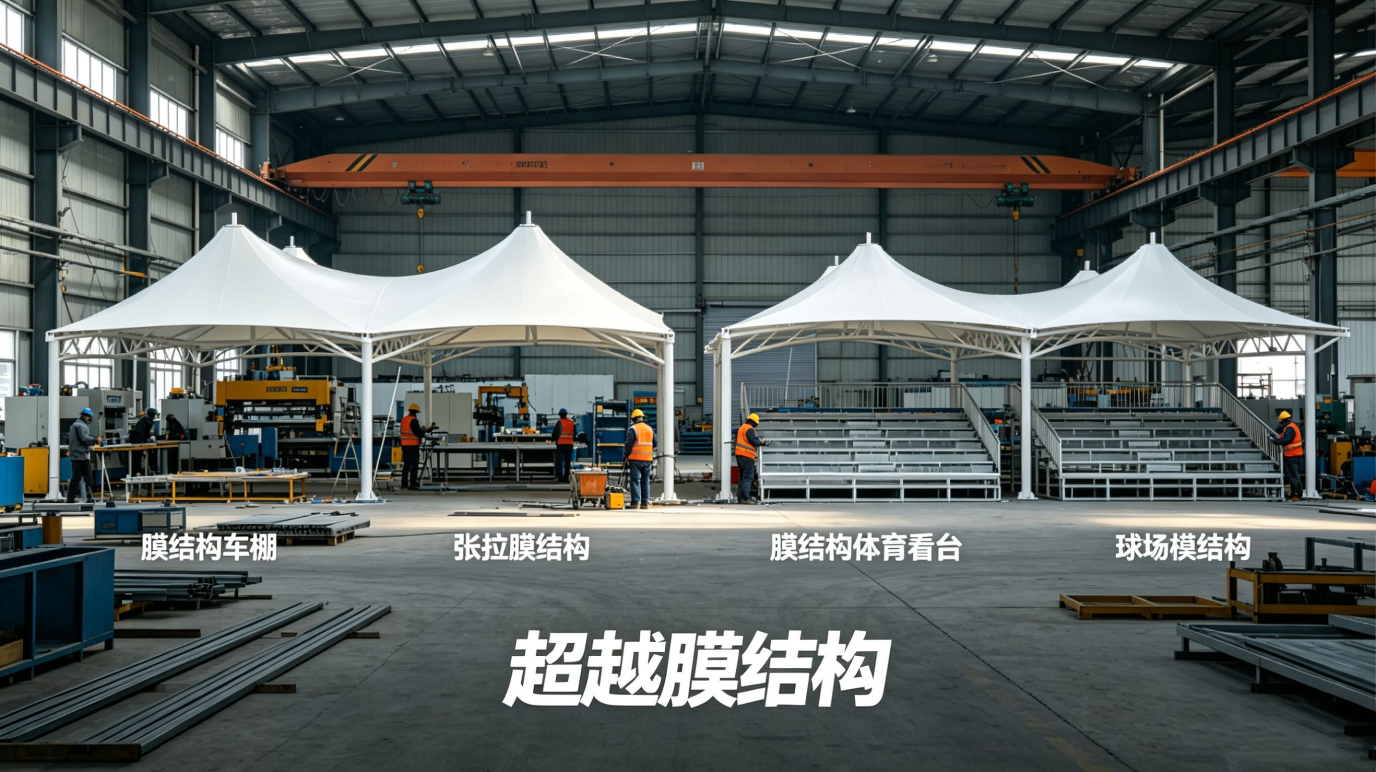 百色市膜结构工程膜结构车棚 - 方案